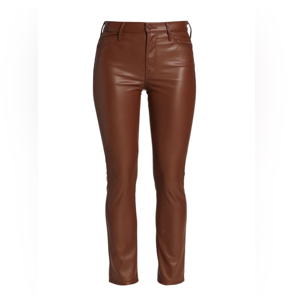 MOTHER The Mid Rose Dazzler Ankle Pants; Wax on, Wax Off